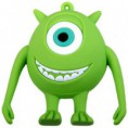 16GB de goma Monstruos de la historieta de la Universidad Mike Wazowski Diseño Estilo USB 2.0 Flash Memoria